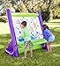 HearthSong Giant Inflatable Indoor and Outdoor Easel with Paints, Sponges, Brushes, and Built-in Art Tray, 62