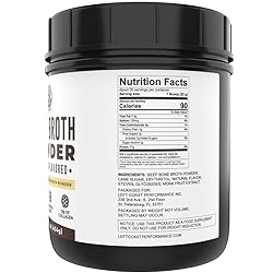 16oz Vanilla Bone Broth Protein Powder From Grass