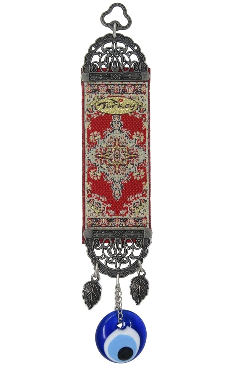 Jeannieparnell 353 - Lucky Evil Eye, Nazar Boncuk Tapestry Wall Hanging Gift for Protection & Good Luck