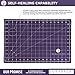 RORABACKS Premium Pleasantly Purple Self Healing Cutting Mat For Rotary Cutters And Quilting Rulers (11x17, Purple)