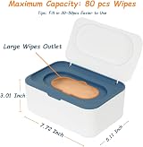 Seposeve Wipes Dispenser Blue One-Hand Operation 80 Wipes Capacity view 6