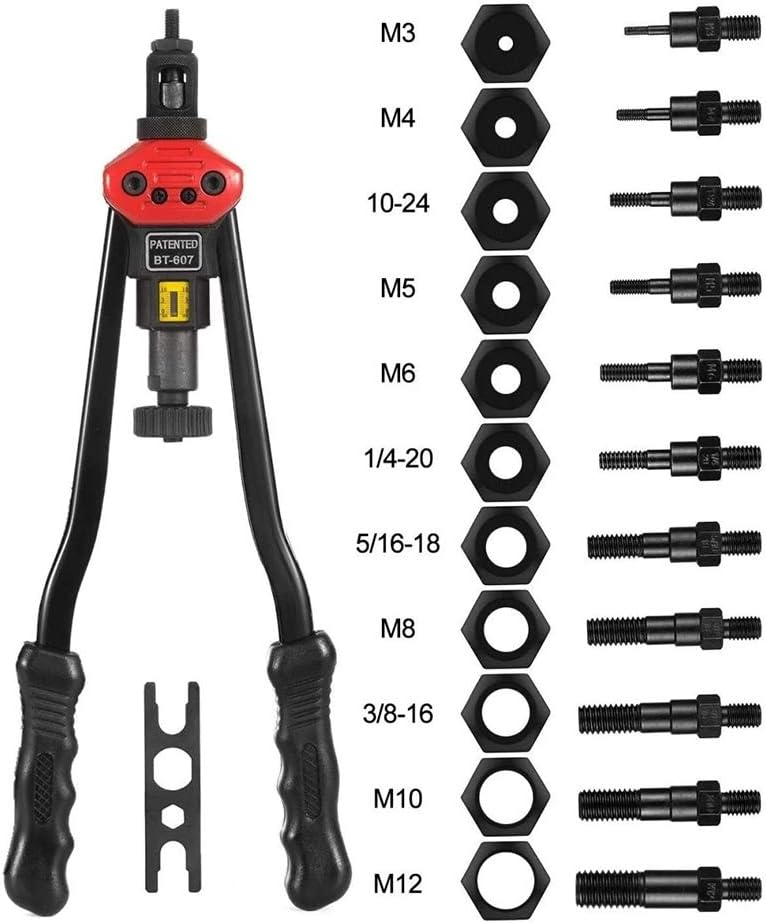 MJYT Easy Automatic Rivet Tool Set Manual Riveting Tool Pull Cap Heavy