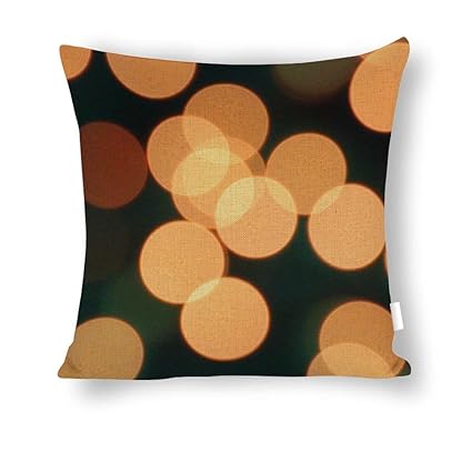 Amazon Com Fgn Decorative Throw Pillow Covers 18x18 Inch Bokeh
