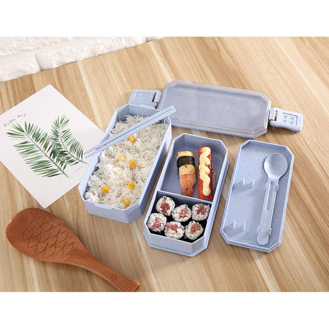 UpBeauty Cute Lunch Box Double Layer Food Box Kids Portable Picnic School Container Box Lunch Boxes