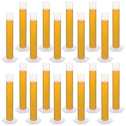 AKOLAFE 20 Pack 50 ml Graduated Cylinder Set