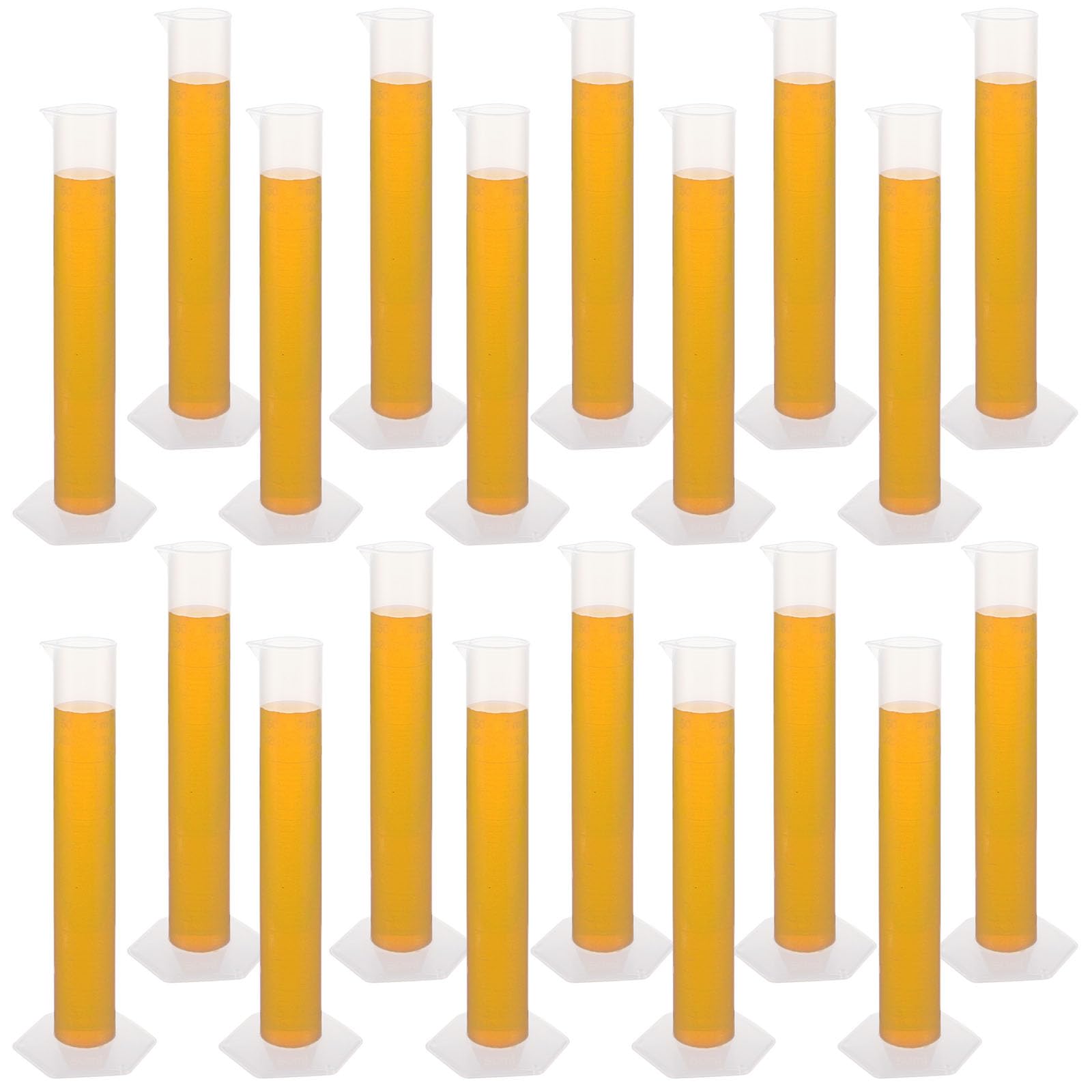 AKOLAFE 20 Pack 50 ml Graduated Cylinder Set
