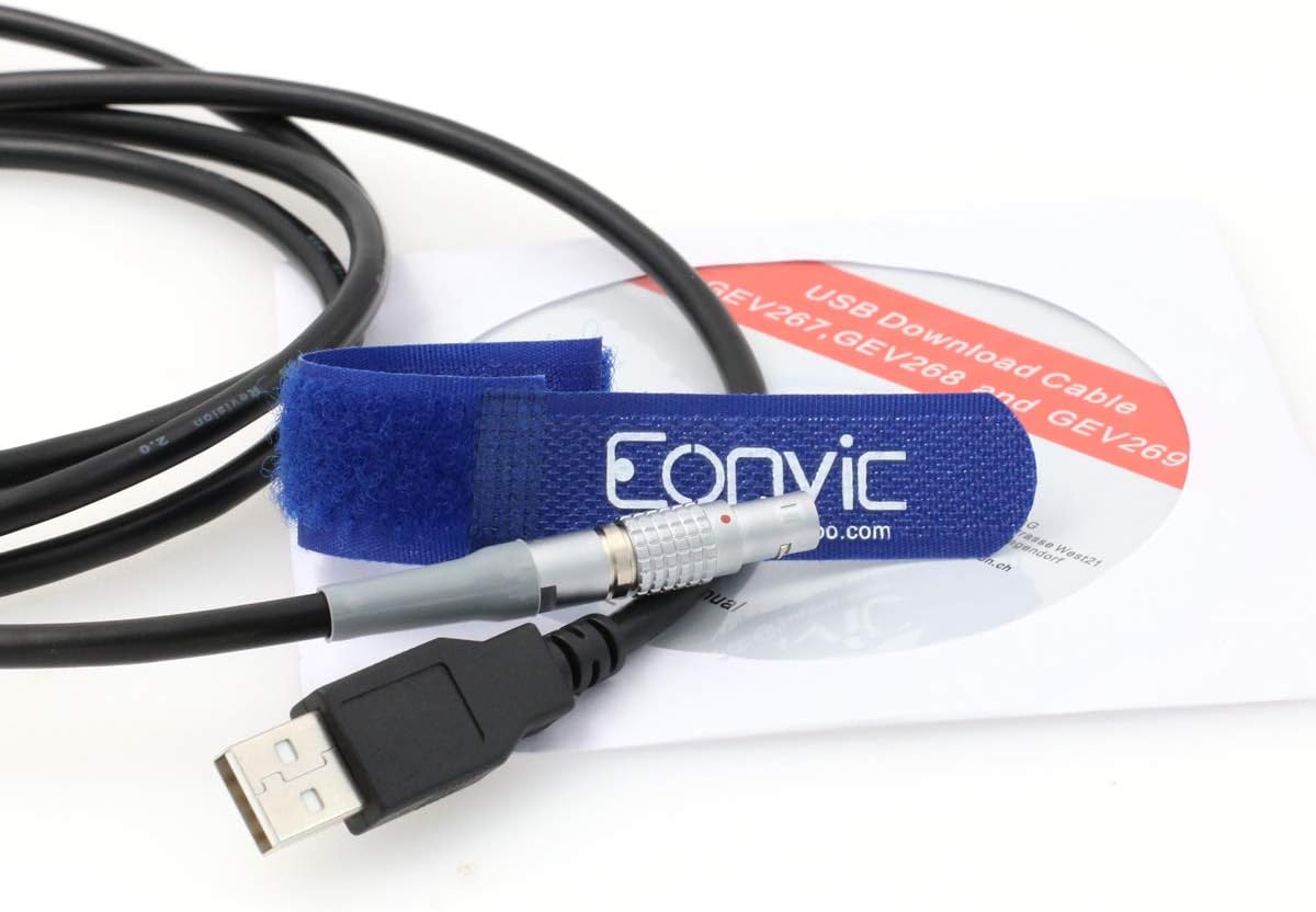 Eonvic 0b 5 Pin USB Data Transfer Cable for Total Station and Digital Theodolite Original GEV267 - Image 3