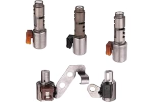 5Pcs Transmission Solenoid Kit Compatible with Toyota Camry Highlander RAV4 Celica Solara Lexus ES300 RX300 Replaces U140E U2
