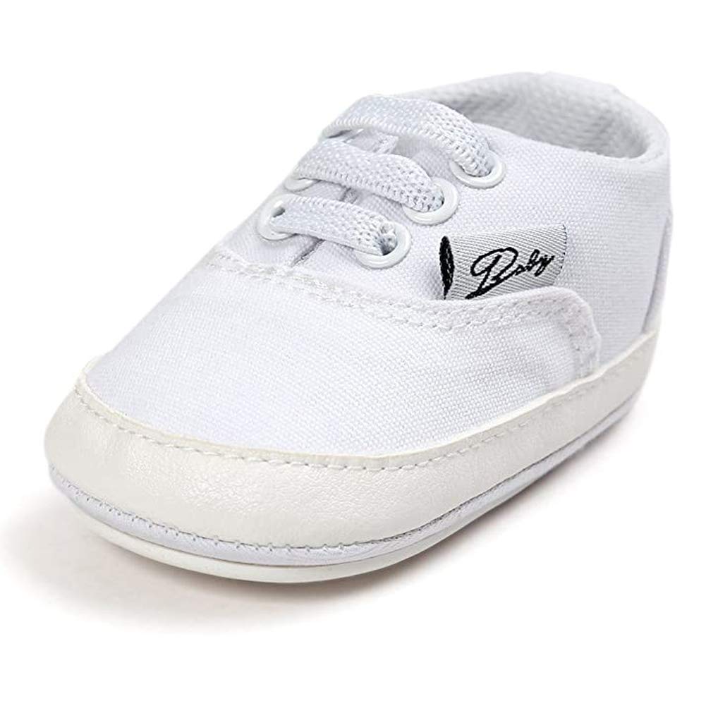 Clowora Unsex Baby Boys Girls Canvas First Walkers