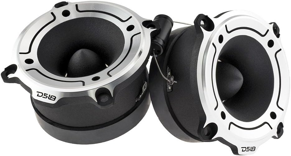 DS18 PROTW120 Super Tweeter in Silver 1", Aluminum Frame and