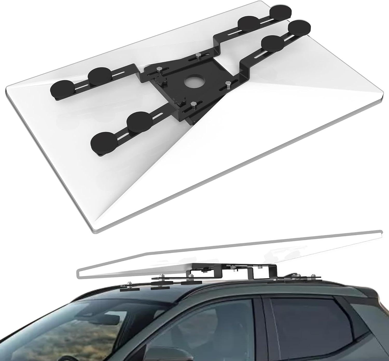 Starlink Gen 3 Roof Mount for Car/Boat Roof, 8 Bases, Burbifro Starlink