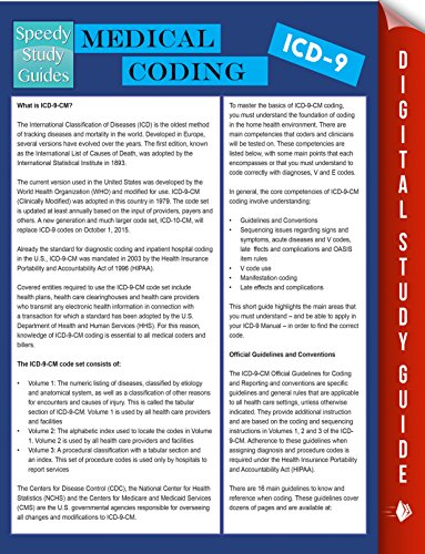Medical Coding ICD-9 (Speedy Study Guides) - //medicalbooks.filipinodoctors.org