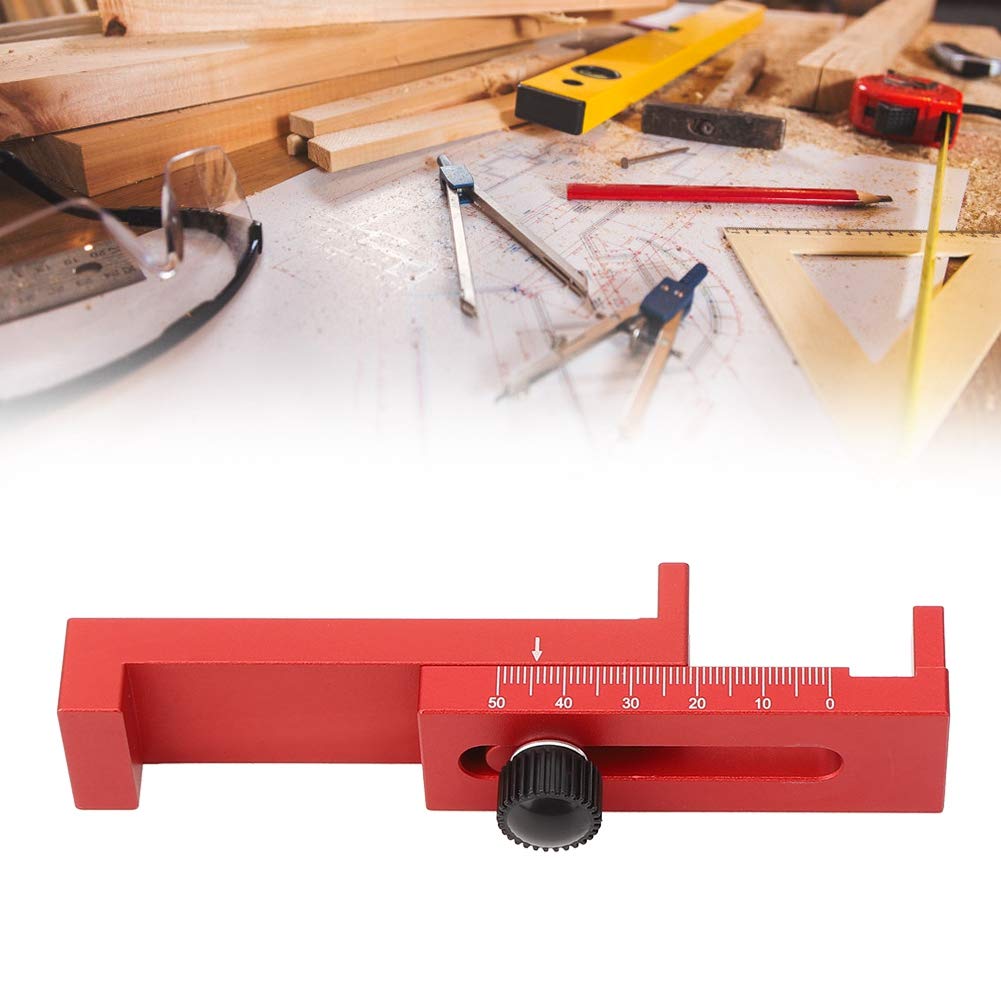 Saw Slot Adjuster,Woodworking Feeler Ruler Seam Gauge Gaps Gauge K1U8, hack Saw Blade