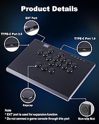 Haute42 Leverless Controller Arcade Stick: Aluminum
