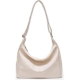 Purses for Women Slouchy Shoulder Bag Hobo Bag Soft Vegan Leather Adjustable Wide Strap Crossbody Tote Multi Pocket Handbags