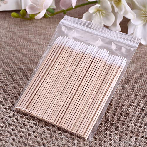 PandaHome, 100 ct Long Cotton Swabs, Natural Precision Tips, The Cleaning Sterile Stocks Using for Facial, Indoors and Outdoor (100 ct Long Single Point)