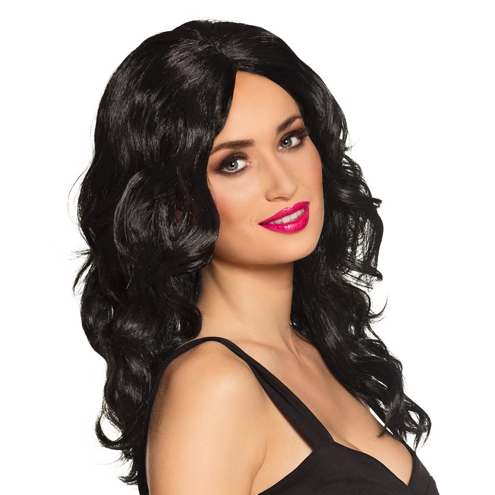 Boland 86220 – Long Hair May Have Slight Curls Wig Celebrity Black