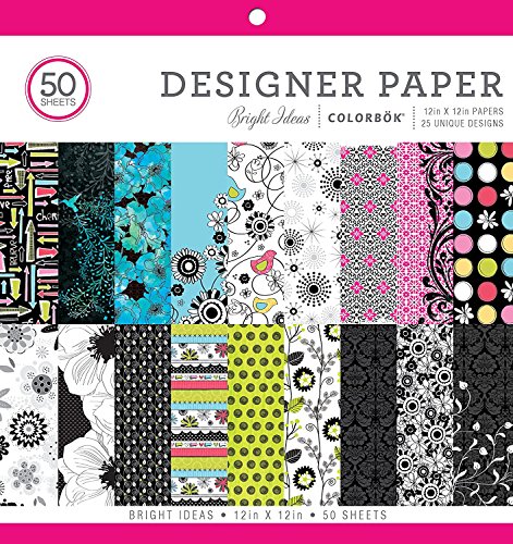 Colorbok 68231b designer paper mad for plaid, 12" x 12"