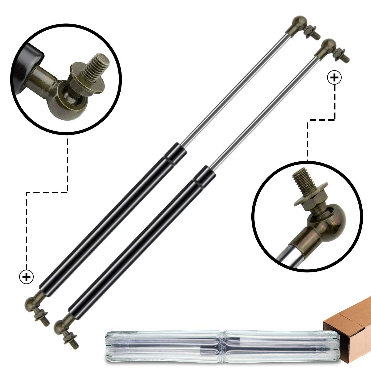 APremium Hood Lift Supports Shock Struts Replacement for Toyota