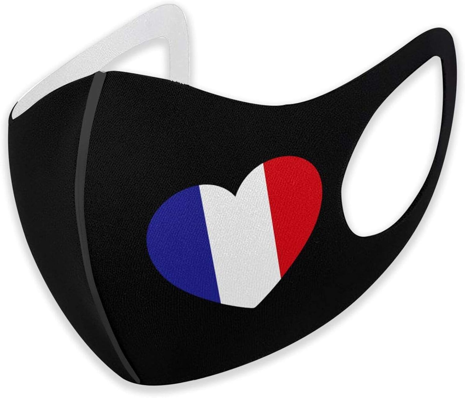 Flag of France Men & Women Mask Breathable Dust Mask Reusable Face