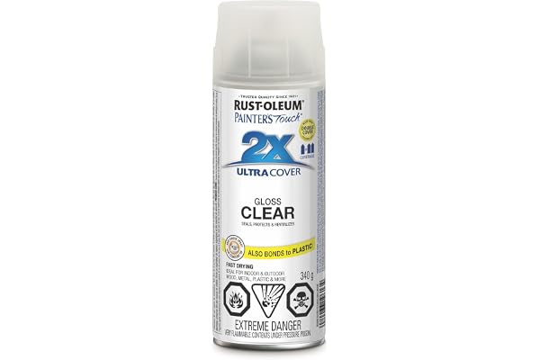 Rust-Oleum 253699 Painter's Touch 2X Ultra Cover Gloss Clear 340G