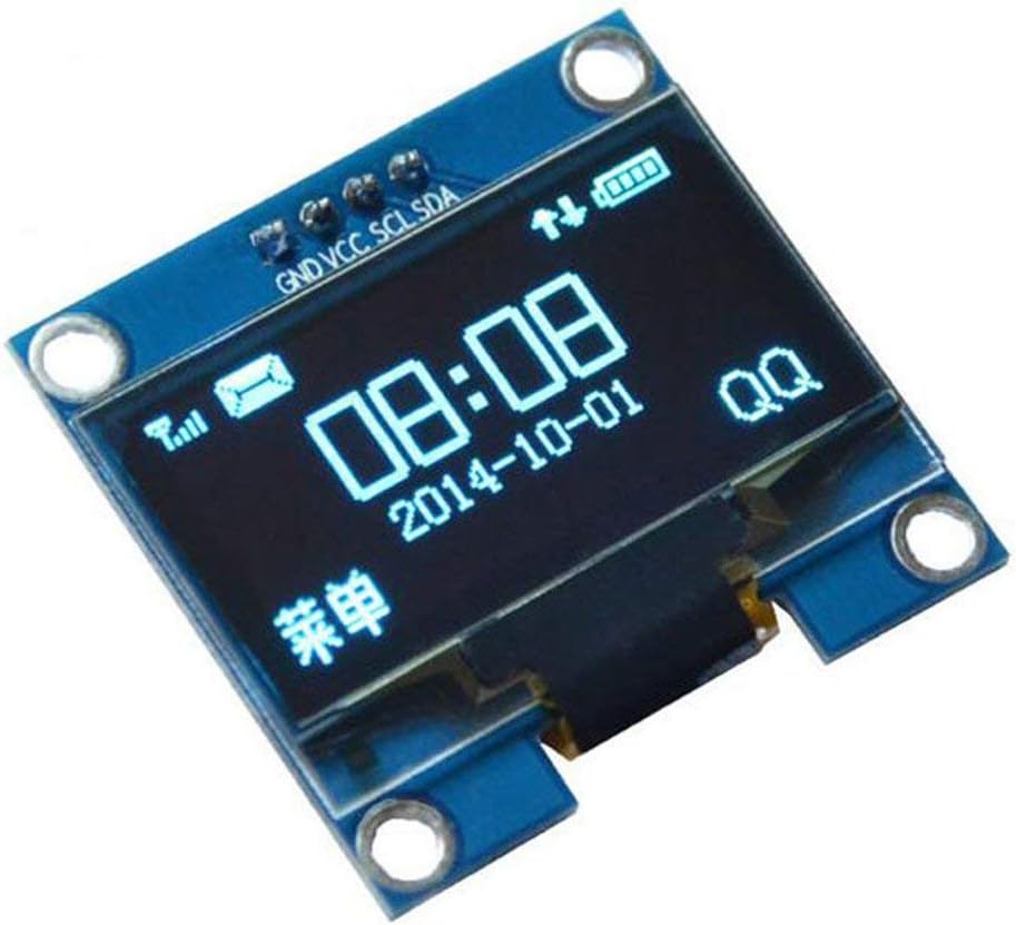DollaTek 2Pcs 1.3" IIC I2C Serial 128x64 SSH1106 OLED LCD Display LCD Module for Arduino AVR PIC STM32 - Blue font - Image 3