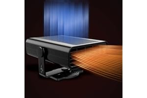 Riloer Portable Car Heater Defroster, 12V 120W Automobile Windscreen Fan Windshield Fast Heating & Cooling Vehicle Defogger Plug in Cigarette Lighter