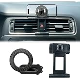 HJMGDN Car Phone Holder Mount for Volkswagen VW Jetta 2011-2018 Accessories | Magnetic Cellphone Stand, Cell Phones Navigation Charging Screen Cradles,Double 360&deg;Rotation,for Magsafe Magnet Accessory