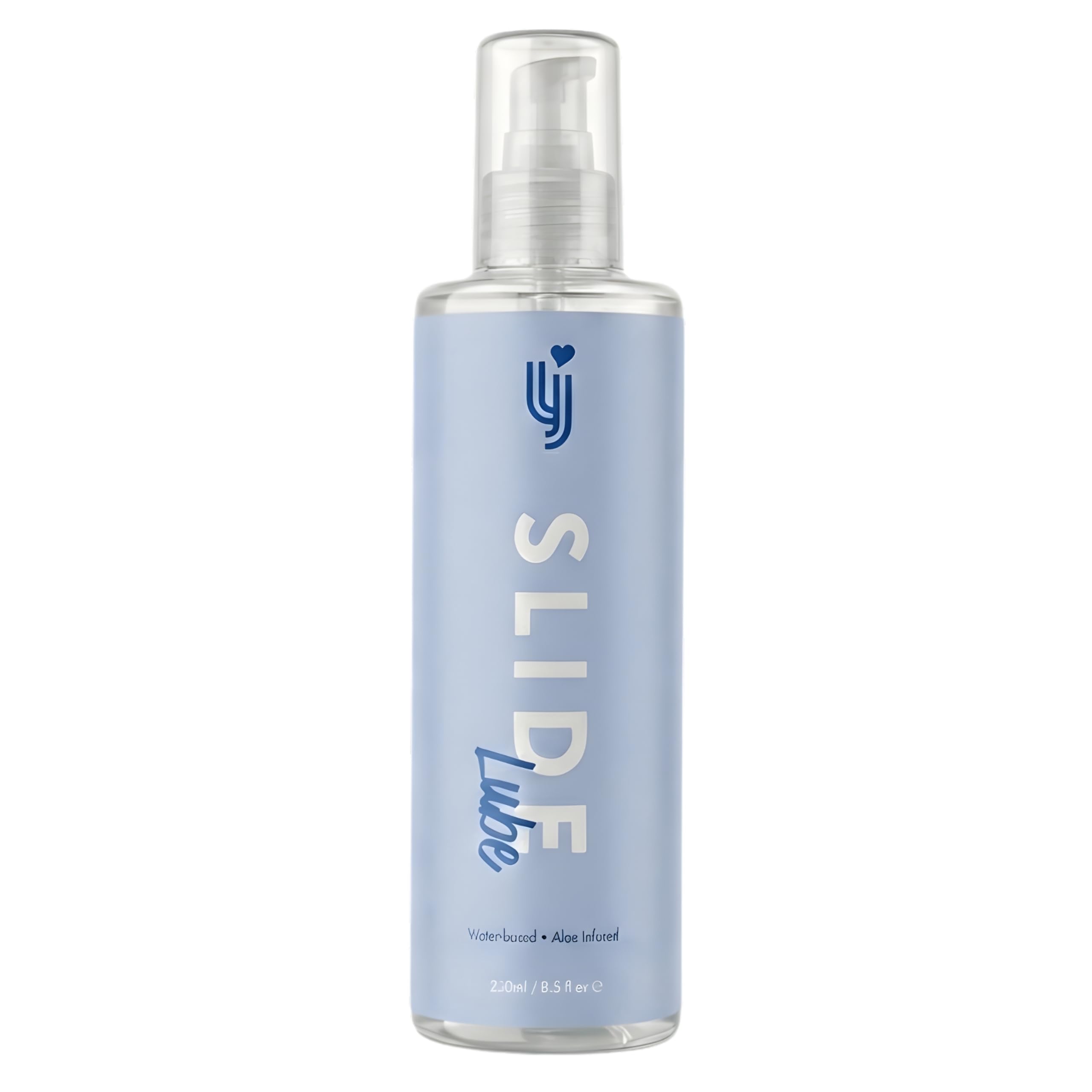 Loving Joy Slide Lube 250ml, Water Based Lubricant, Aloe Vera Infused, Large Bottle