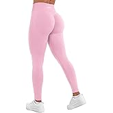 AUROLA Influence Workout Leggings for Women, Seamless Compression Tummy Control Leggings Mid Rise Yoga Pants