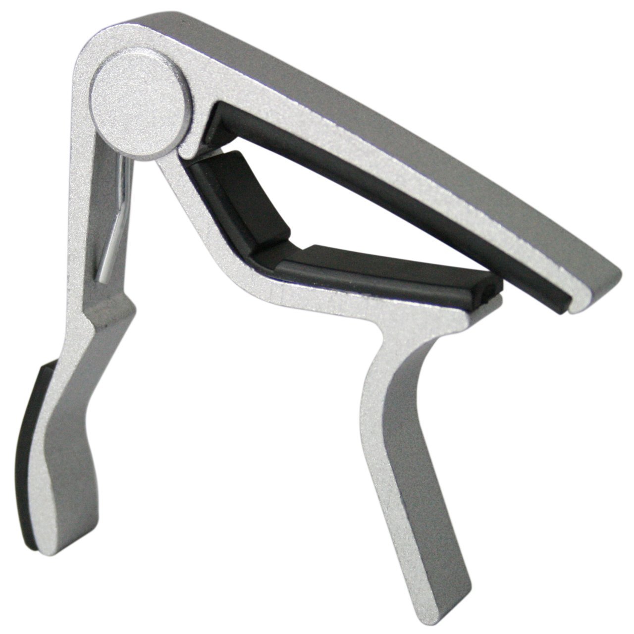 RockJam RJCAPO-CH Universal quick release trigger Guitar Capo for Acoustic Guitar Capo and Electric Guitar Capo Chrome