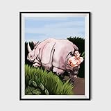 SUATMM Ace Ventura Inspired Bathroom Poster 11x17 - Funny Bathroom Art