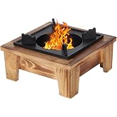 Alcohol Stove，Wood Stove，Wood Burner，Japanese Portable Stove, Suitable for Outdoor Picnicking, Making Soup, Hotpot, Grilling Meat, Boiling Water