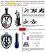 Snorkeling Mask Full Face Foldable Easy Breathe Anti-UV Ear Pressure Balance Design 180 Panoramic View Double Anti-fog Anti-leak Detachable Camera Mount Earplugs Clear PVC Bag Snorkel Set Adults Kids