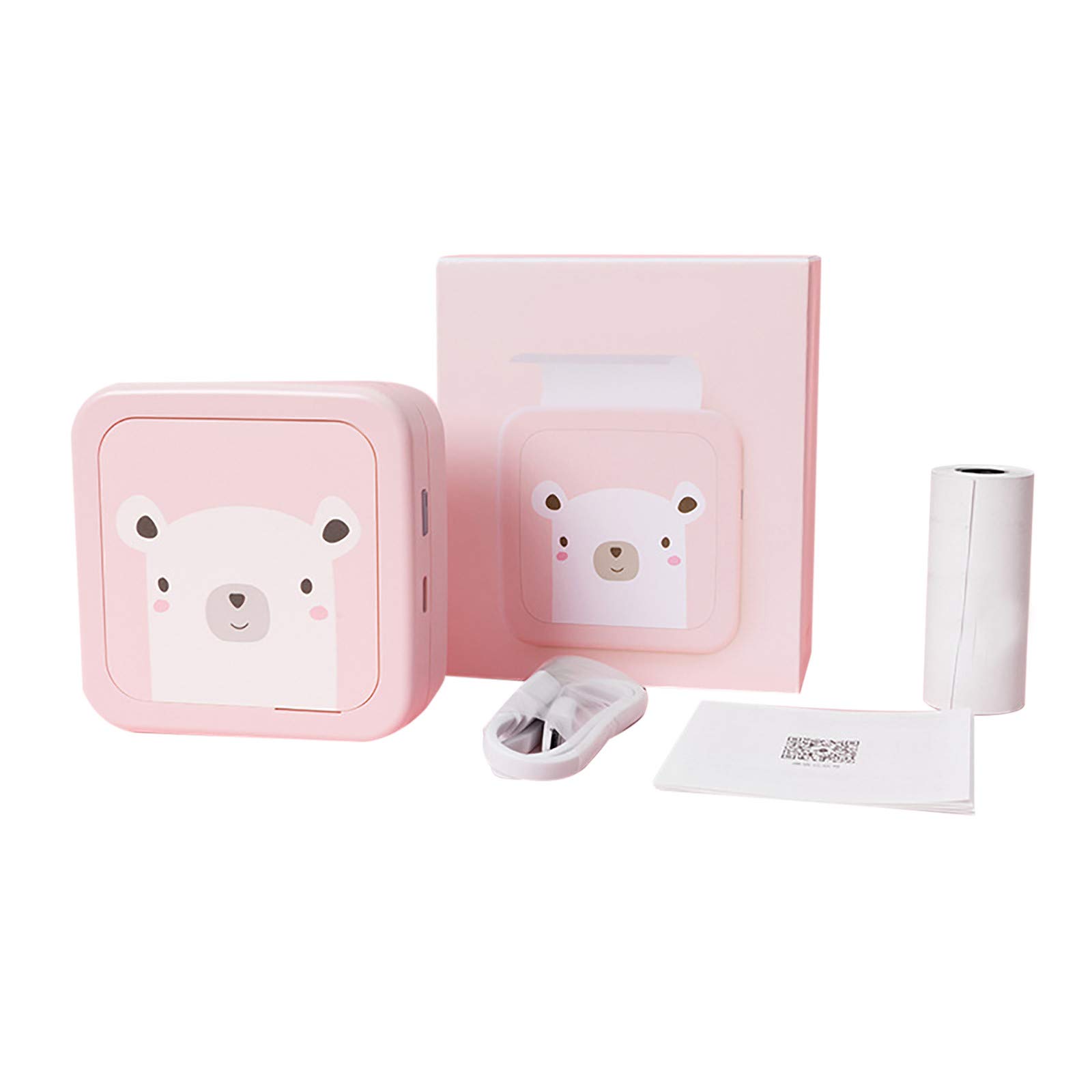 Thermal Printer,Portable Mini Pocket Photo Printer,Little Portable Wrong Question Photo Printer (Pin