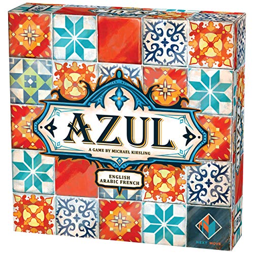 SuperHeated Neurons Azul | 2-4 Players | Official Version | English, Arabic and French Language | Family Game For Ages 8+ | Board Game Abstract Original | Made In Germany