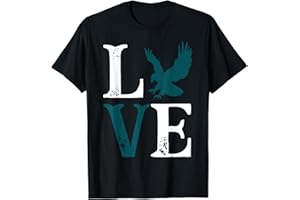 VINTAGE LOVE EAGLES FLYING BIRD CO. Vintage Love Eagles Flying Bird Inspirational Eagles Fly T-Shirt
