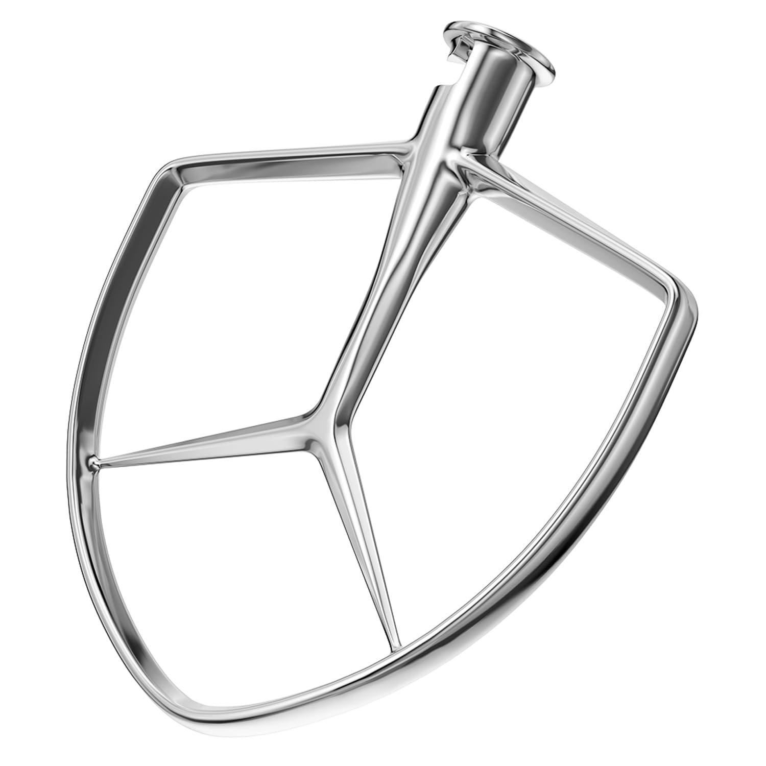 Photo 1 of 7QT Stainless Steel Flat Beater for KitchenAid Stand Mixer, Kitchen Aid Paddle Attachment Accessories/No coating/Dishwasher Safe Replacement for Kitchenaid Professional 7QT Series Mixer