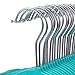 Juvale Velvet Cascading Clothes Hangers with Hooks - Teal Velvet Hangers 50 Pack for Kids, Teens, Adults’ Shirts, Coats, Pants, Suits & Dresses (17.5 Inches)