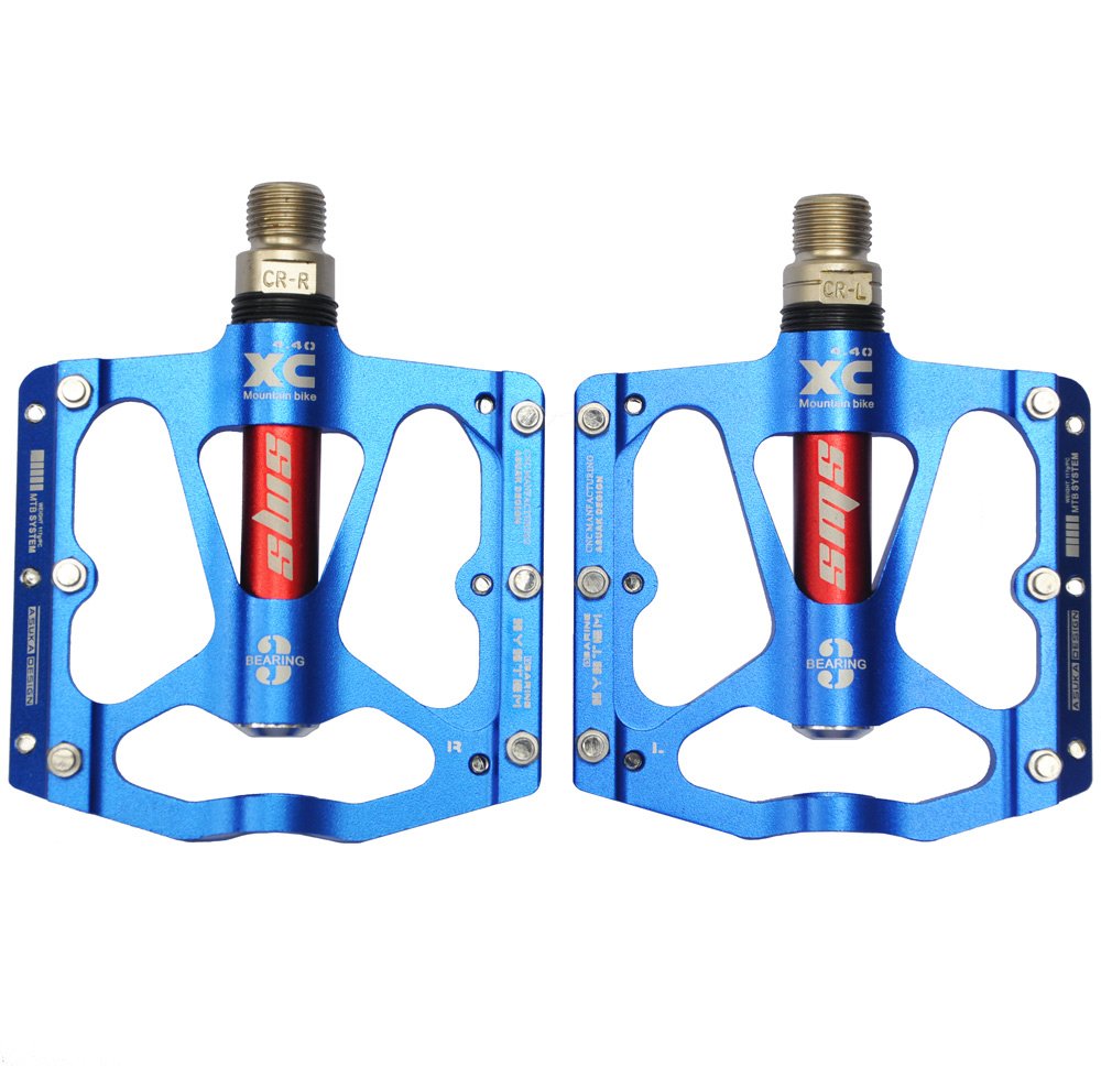 UPANBIKE MTB Road Bike Bicycle Ultra-light 9/16 inch Triple Bearing Aluminum Platform Pedals