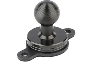 Bulletpoint Metal 2-Hole AMPS Base Mount with 20mm (0.787 inches) Mounting Ball