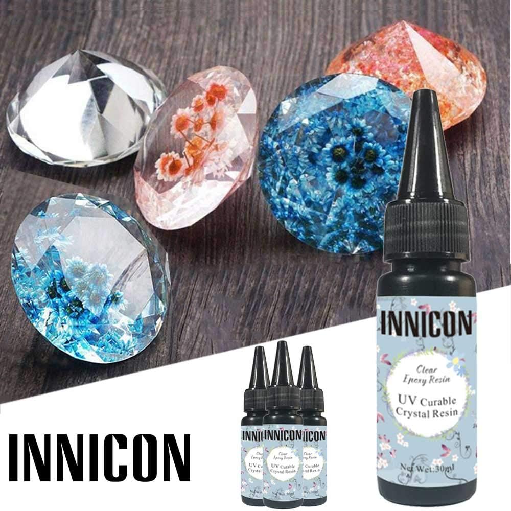 INNICON UV Resin Hard Type Glue UV Epoxy Resin Clear