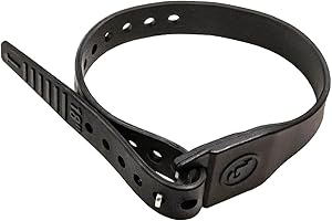 Giant Loop Pronghorn Straps, Multi-Purpose Cargo Straps with Virtually Unbreakable Fasteners, 18" Black, 2-Piece Pack
