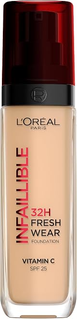 L'Oréal Paris Infallible Liquid Foundation Full Coverage 225 Beige Sand