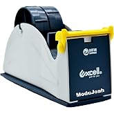 MDJ Excell Premium Steel 3 inch Core Metal Multi-Roll Desktop Tape Dispenser for Masking, Packing, Shipping, Packaging, Heat Transfer and Painter (2-inch Wide)