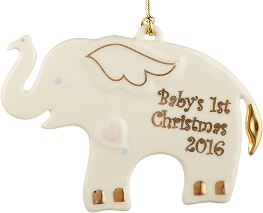 lenox baby's first christmas ornament