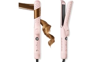 Wavytalk Airflow Styler Whirlwind Curl, Hair Straightener and Curler 2 in 1, Upgraded Curling Iron & Flat Iron Achieve One Pass Curl, Less Damage to Hair