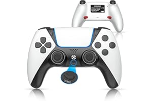 OUBANG Control for PS4 Controller, Game Remote for Elite PS4 Controller with Turbo, Steam Gamepad Work with Playstation 4 Controller with Back Paddle, Scuf Controllers for PS4/Pro/PC/IOS/Android Gamer