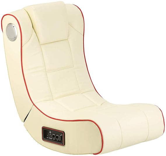 Mod-It Sessel: 2.1-Soundsessel mit Vibration für Gaming & Film, Bluetooth, cremeweiß (Soundchair)