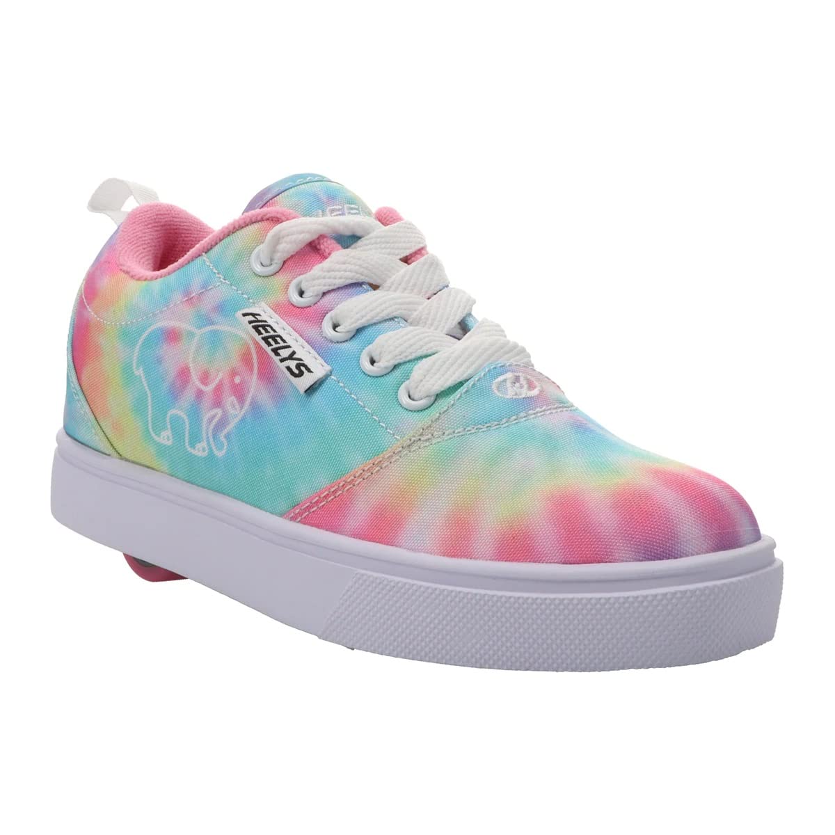 HEELYS Youth Girls Pro 20 Prints Ivory Ella Wheels Skate Sneaker Shoes
